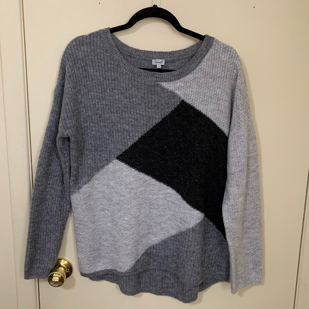 Multi-coloured Grey Sweater